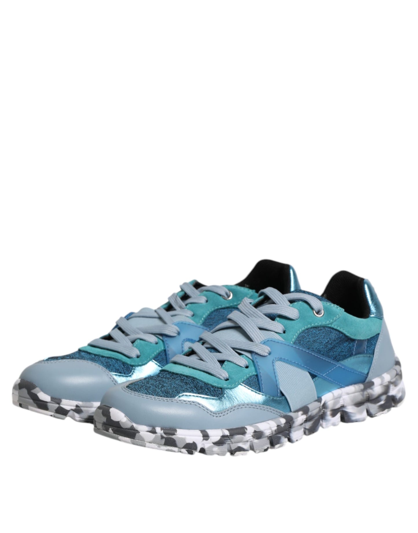 Dolce & Gabbana Multifärgade Snörskor Låga Herrsneakers
