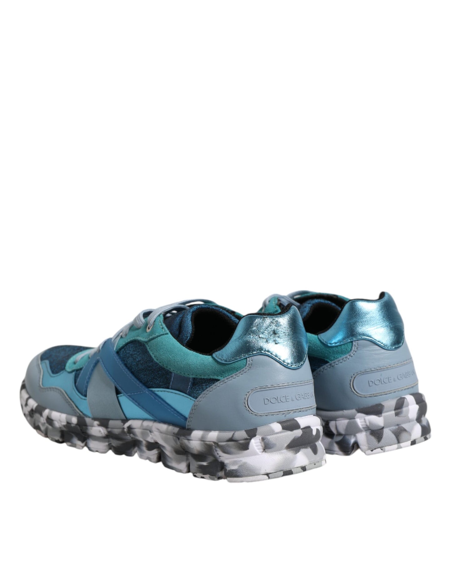 Dolce & Gabbana Multifärgade Snörskor Låga Herrsneakers