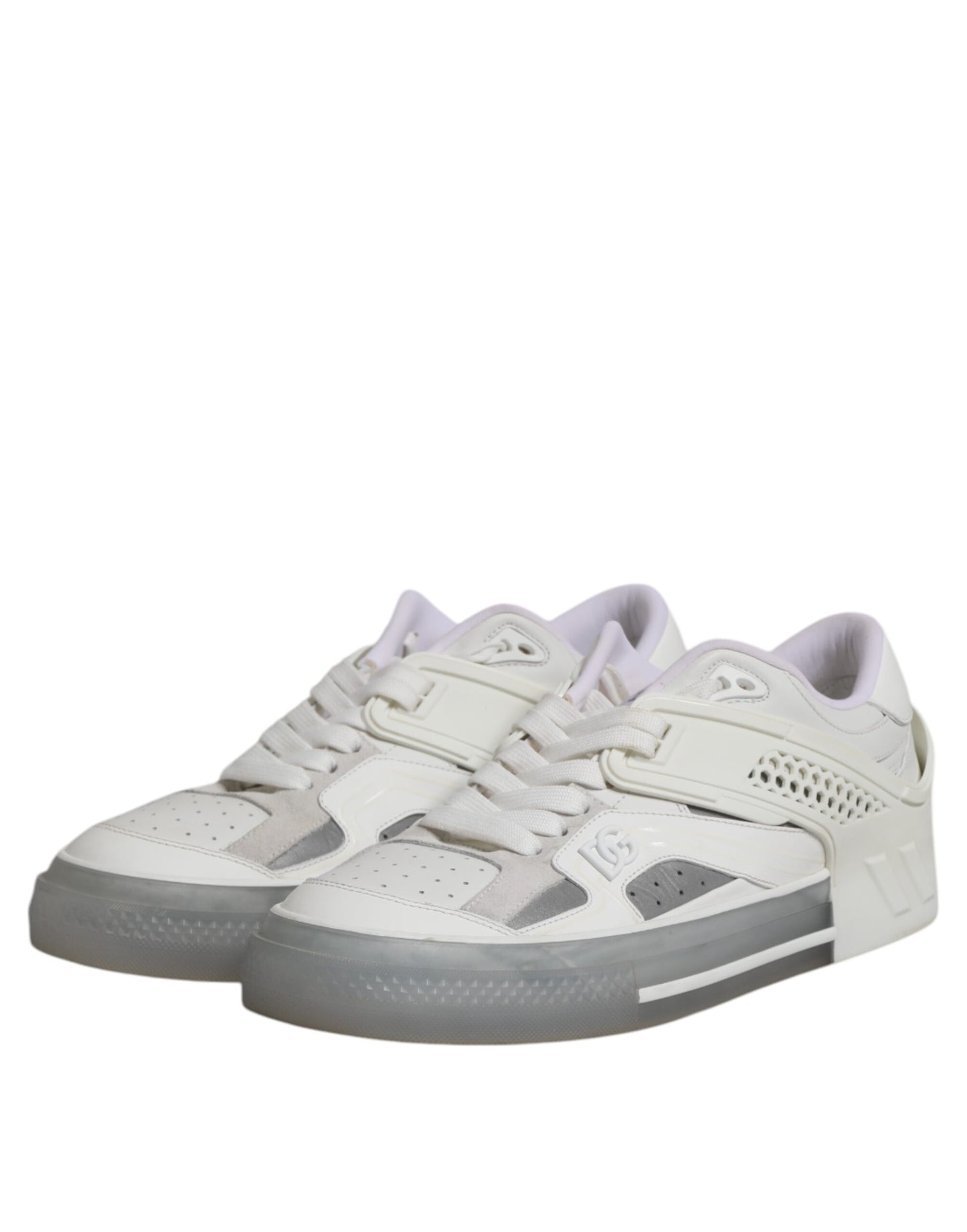 Dolce & Gabbana Vita Låga DG Präglade Herr Sneakers Skor