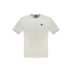 North Sails White Cotton Men T-Shirt