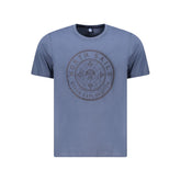 North Sails Blue Cotton Men T-Shirt
