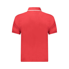 North Sails Red Cotton Men Polo Shirt