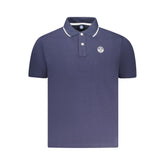 North Sails Blue Cotton Men Polo Shirt