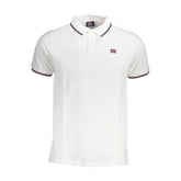 Norway 1963 White Cotton Men Polo Shirt