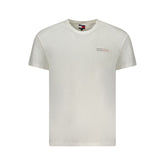 Tommy Hilfiger White Cotton Men T-Shirt
