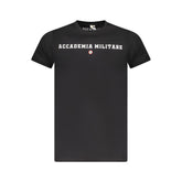 Accademia Militare Nero Cotton Men T-Shirt