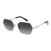 Love Moschino Gold Metal Sunglasses