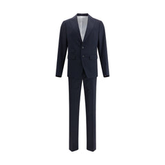 Dsquared² Black Fleece Wool Two-Piece Suit