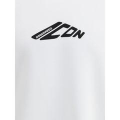 Dsquared² White Cotton Sweatshirt