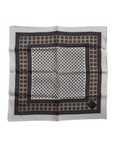 Dolce & Gabbana Multicolor Patterned Square Men Foulard Scarf