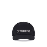 Valentino Garavani Black Cotton Cap (Baseball Hat)