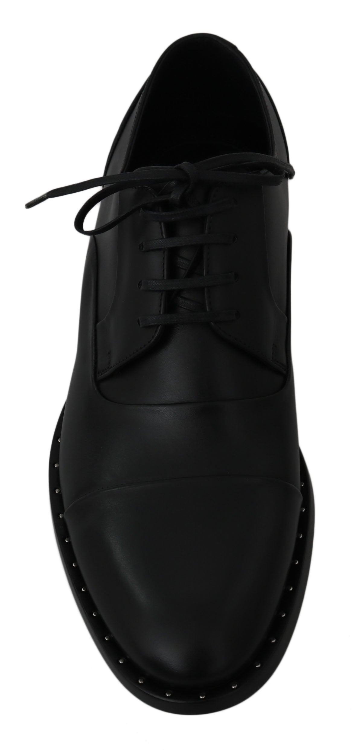 Dolce & Gabbana svarte Derby-sko i skinn