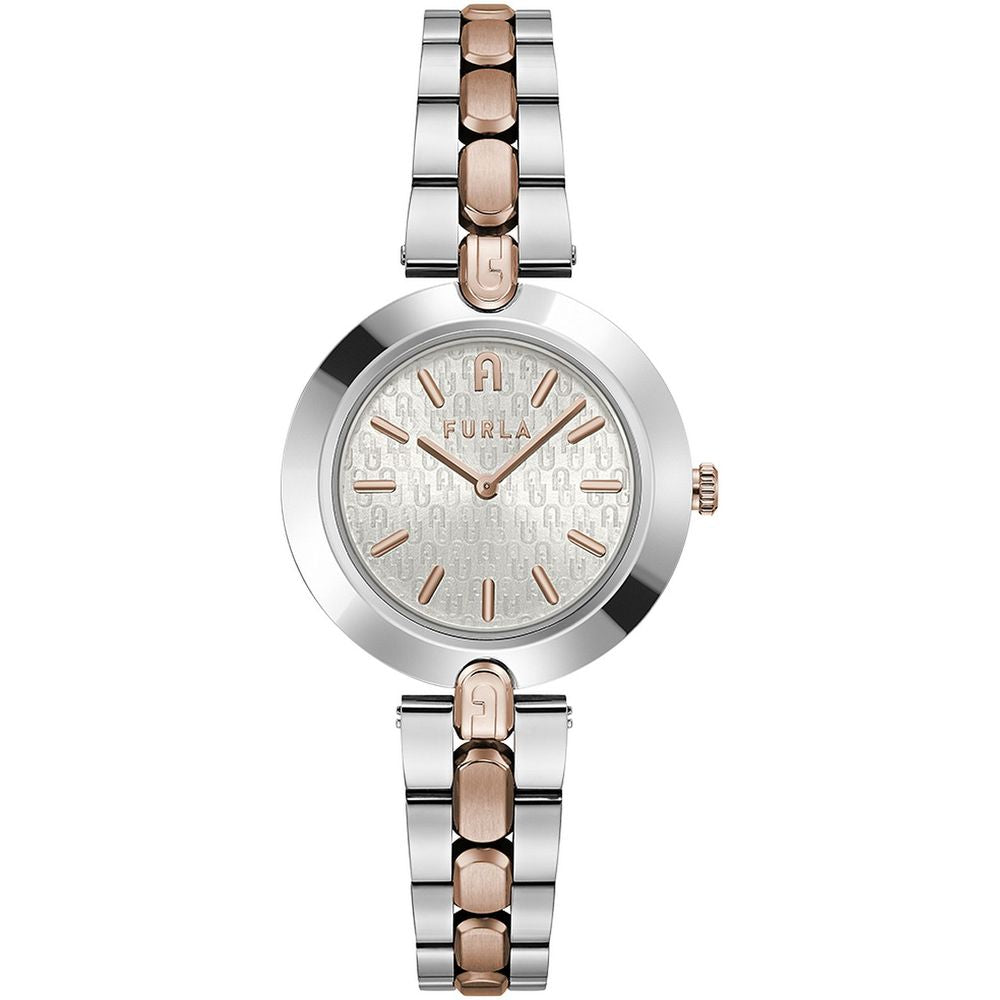 Furla Gray Stainless Steel Dress Watch