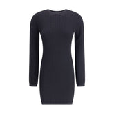 Balmain Black Viscose Casual Dress