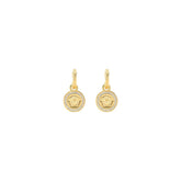 Versace Gold Brass Earrings