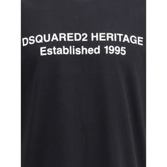 Dsquared² Black Cotton T-Shirt