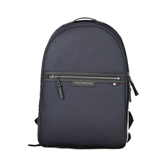 Tommy Hilfiger Blue Recycled Polyester Men Backpack