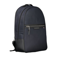 Tommy Hilfiger Blue Recycled Polyester Men Backpack