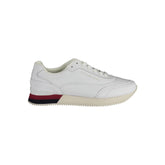 Tommy Hilfiger hvite polyestersneaker