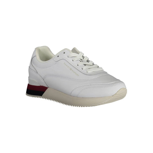 Tommy Hilfiger White Polyester Sneaker
