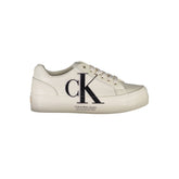 Calvin Klein hvite polyestersneaker