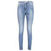 Calvin Klein Blue Cotton Women Jeans