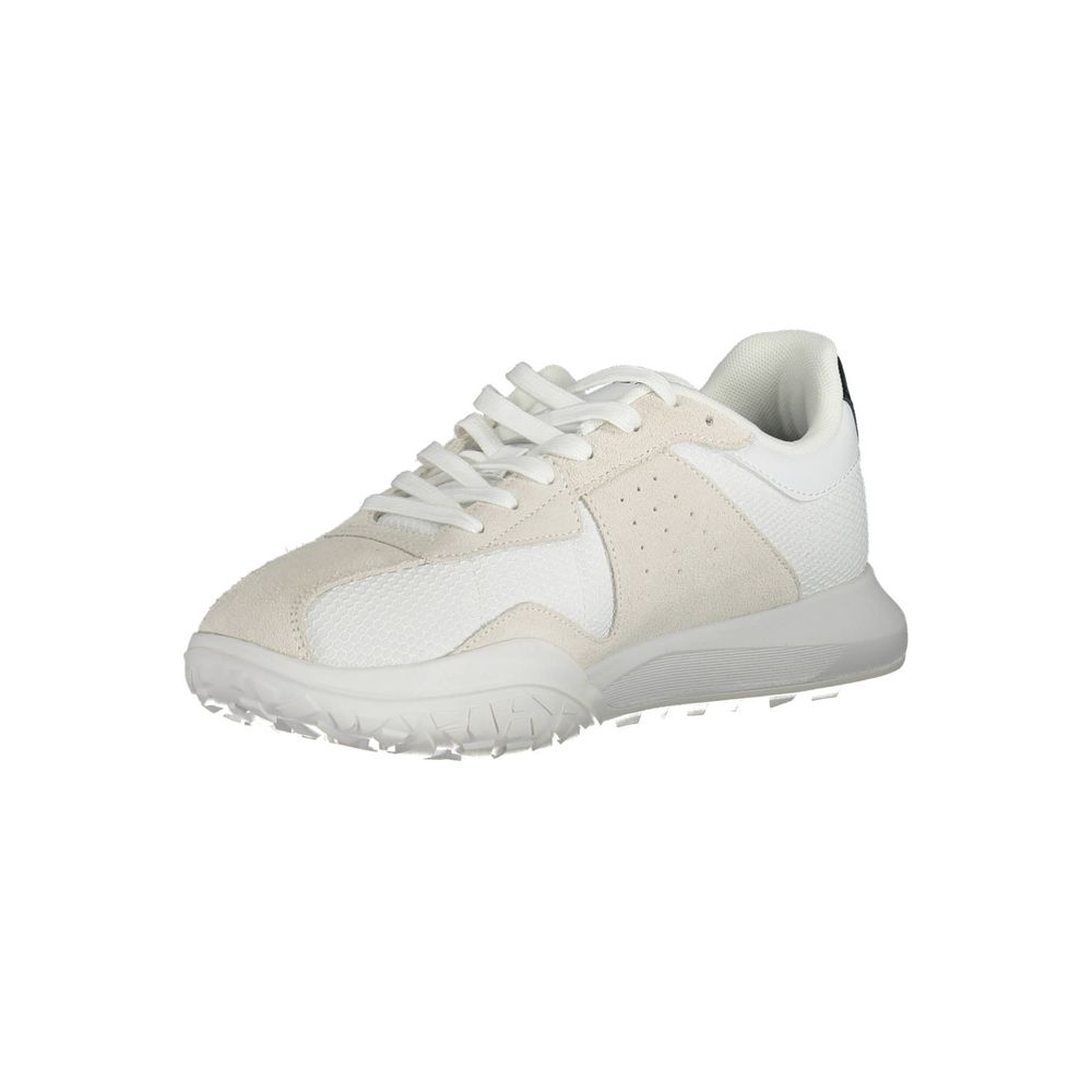 Tommy Hilfiger hvite polyestersneaker