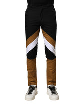 Dolce & Gabbana Multicolor Cotton Slim Fit Men Pants