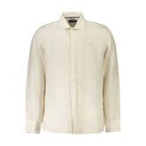 North Sails Beige Linen Men Shirt