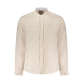 North Sails Beige Linen Men Shirt
