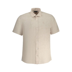North Sails Beige Linen Mens Shirt