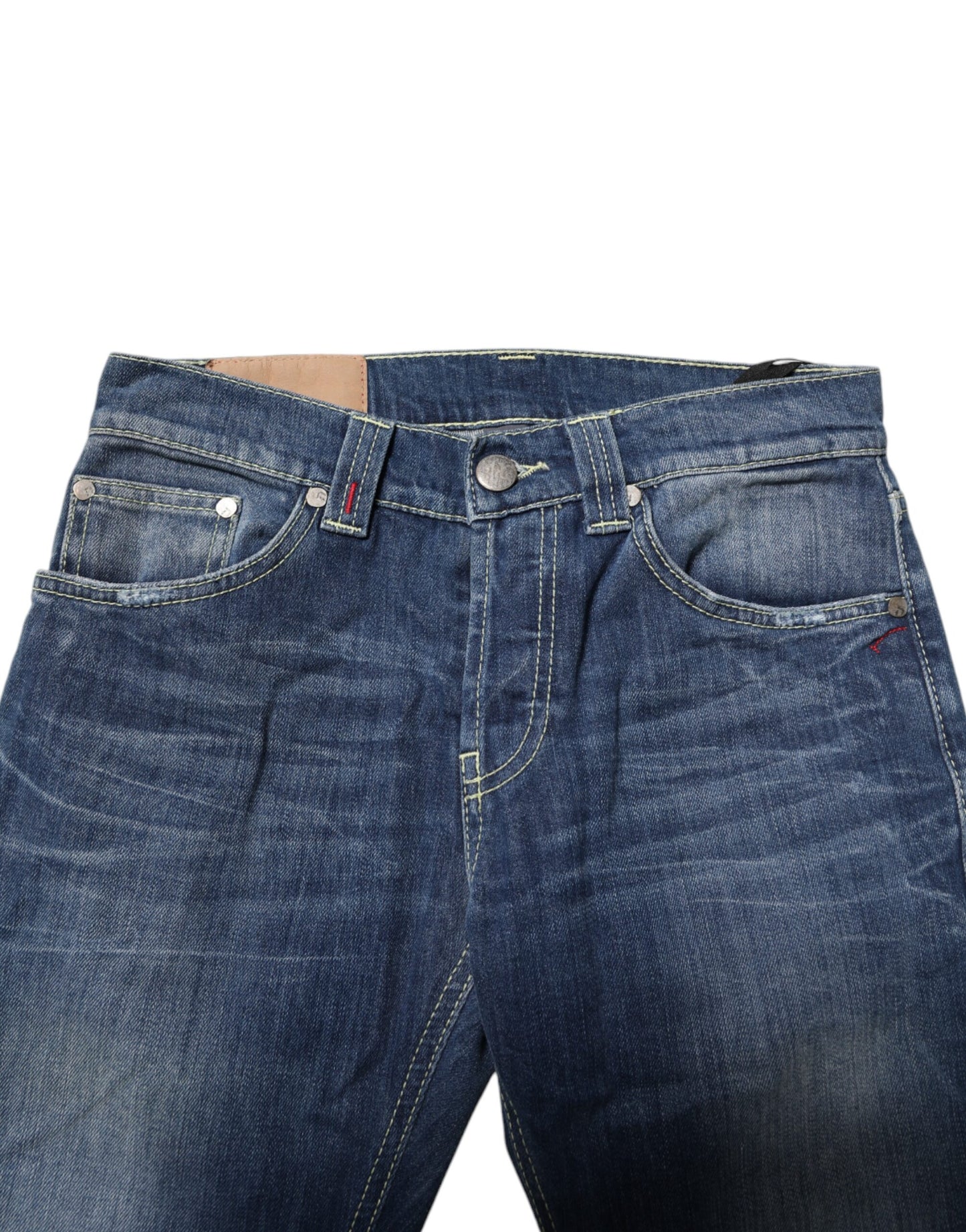 Dondup Blå Tvättade Skinny Fit Casual Herrjeans
