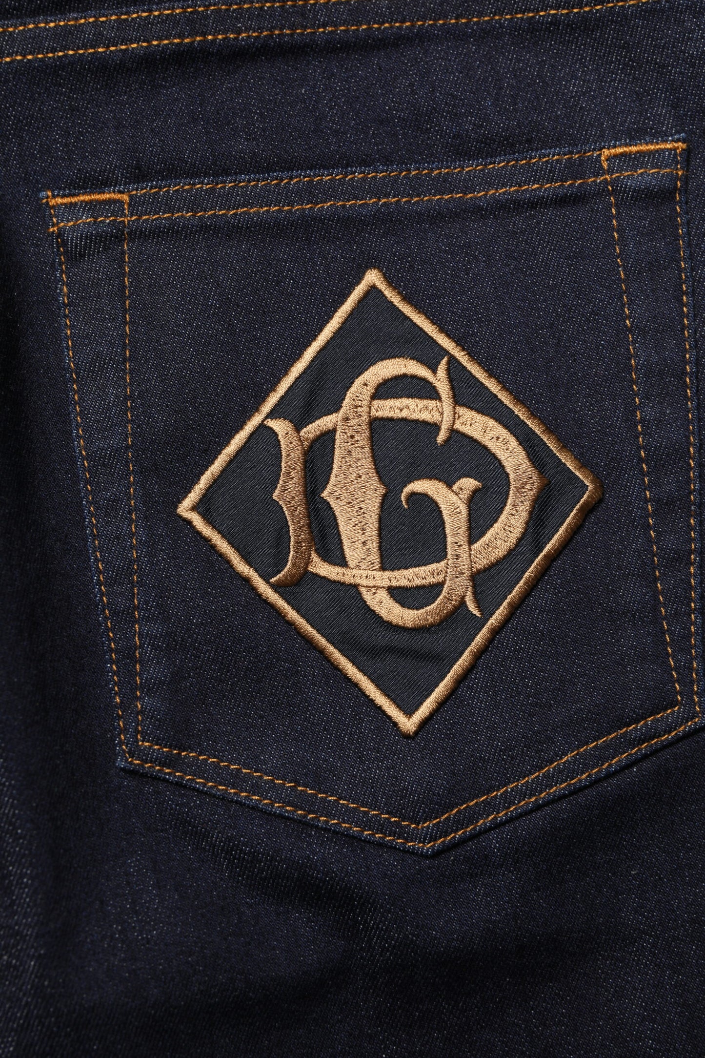 Dolce & Gabbana Svarta Bomulls Skinny Herrjeans