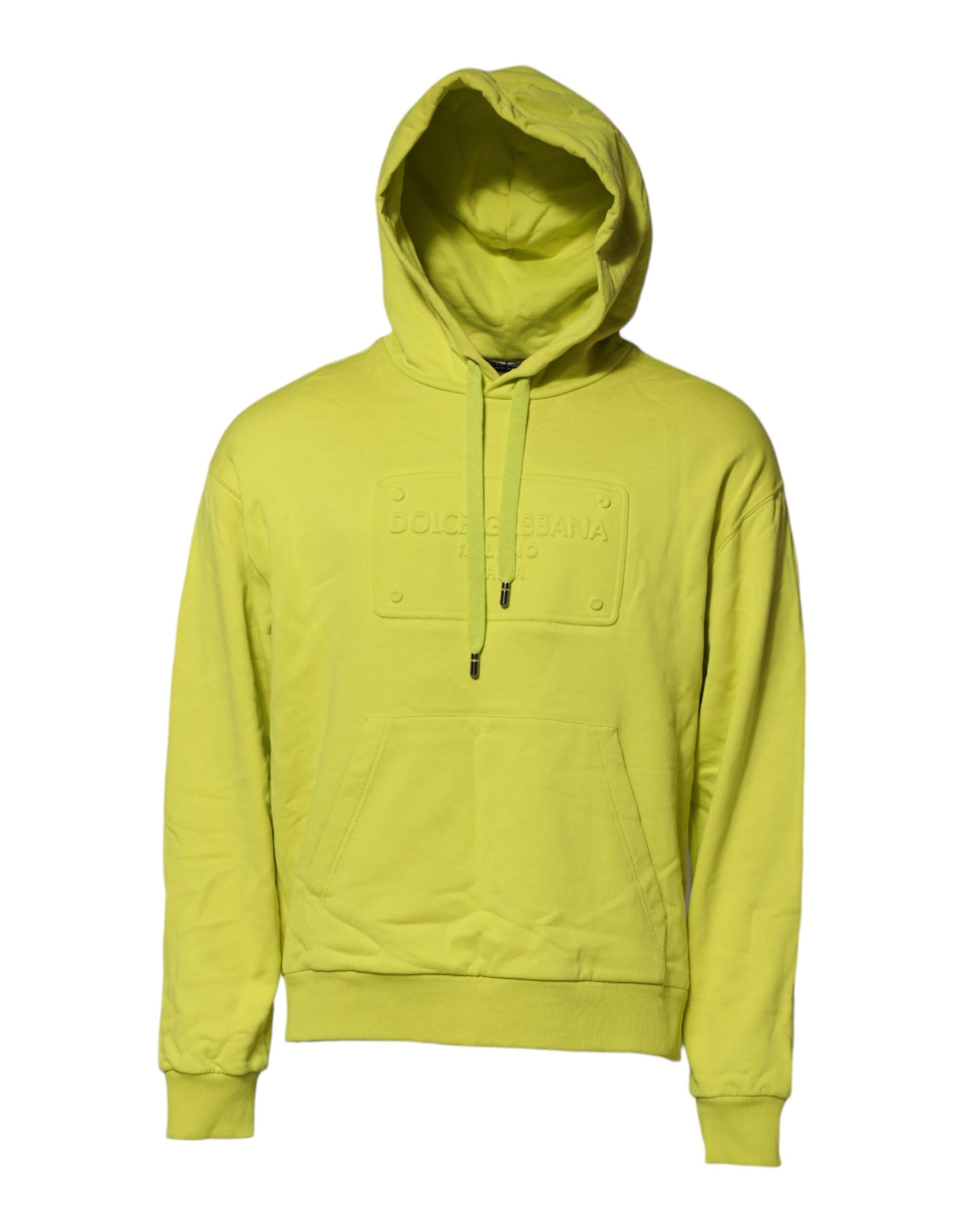 Dolce & Gabbana Grön Bomulls Hoodie Logotyptröja
