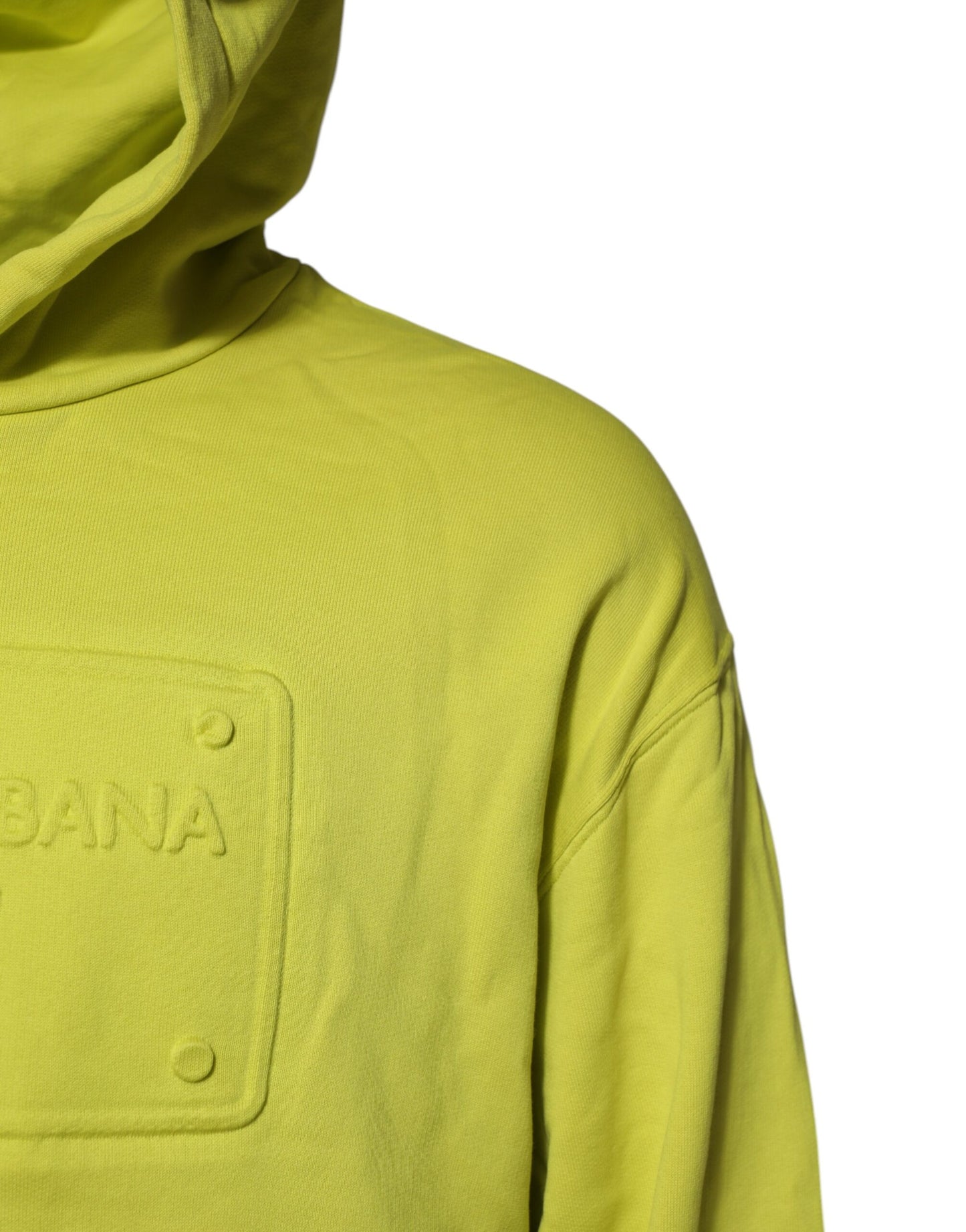 Dolce & Gabbana Grön Bomulls Hoodie Logotyptröja