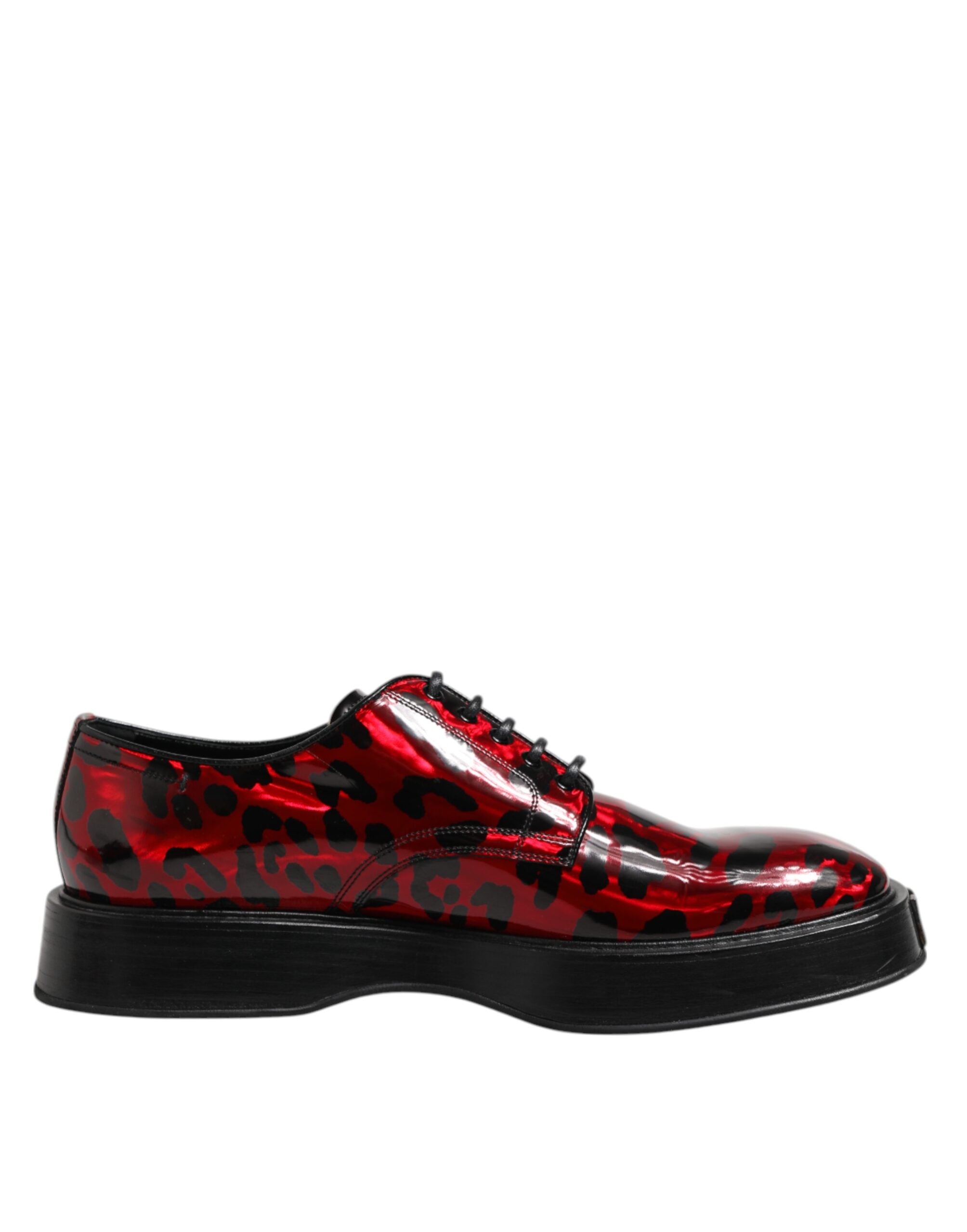Röda Leopard Derby Formella Herrskor
