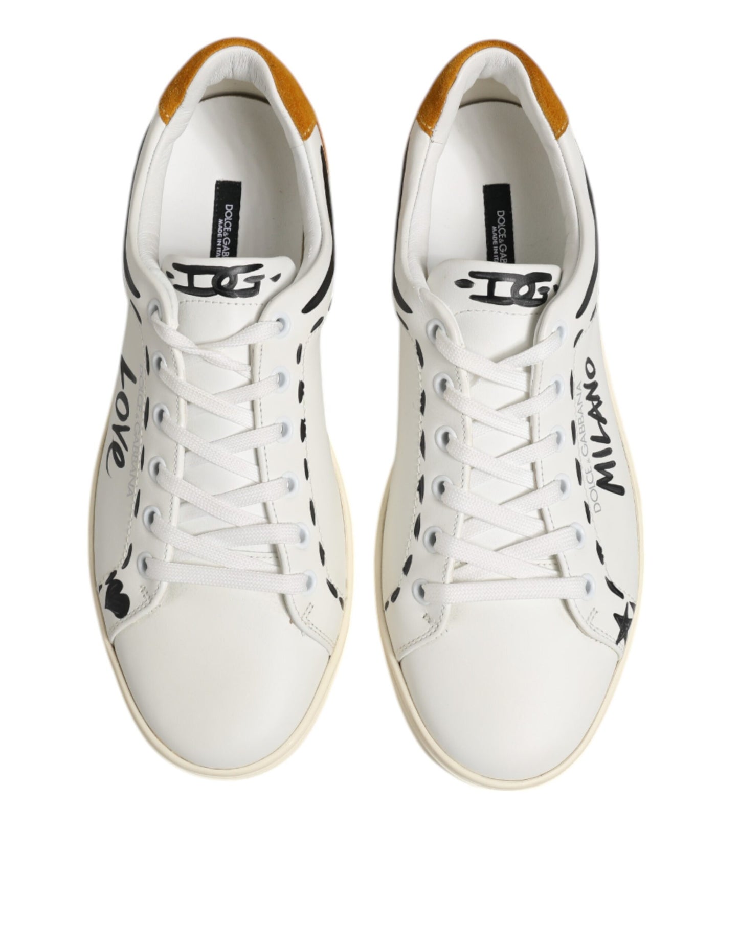 Dolce & Gabbana Vita Läder MILANO Låga Sneakers Skor