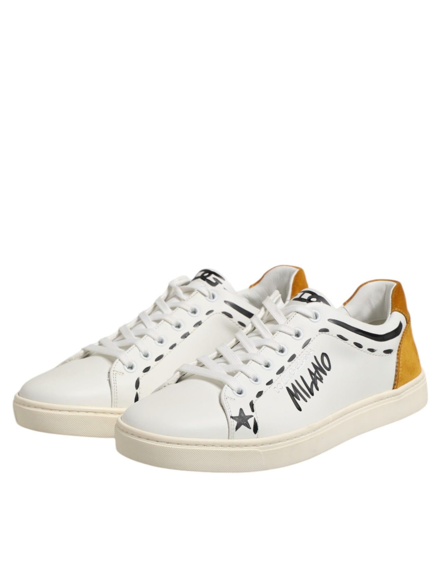 Dolce & Gabbana Vita Läder MILANO Låga Sneakers Skor