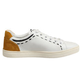 Dolce & Gabbana hvite skinn MILANO lave sneakers