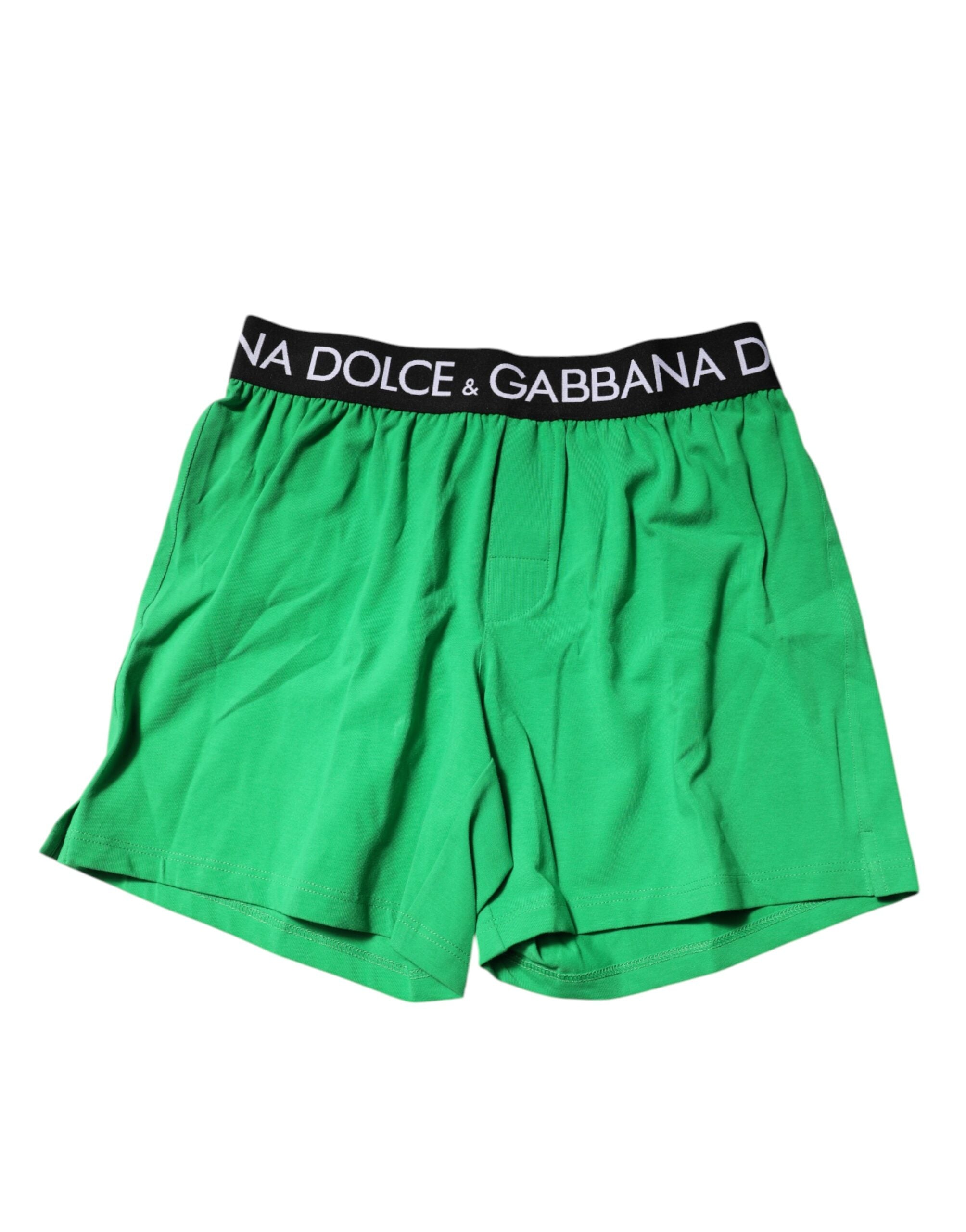 Gröna bomullsunderkläder med boxershorts