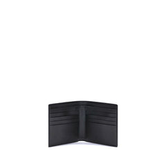 Alexander McQueen Black Calf Leather Bos Taurus Wallet