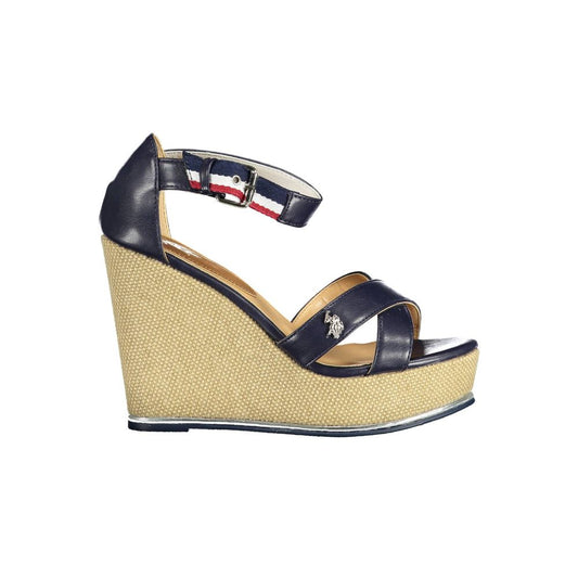 US POLO ASSN. Blå bomullssandal