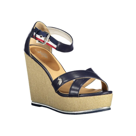 US POLO ASSN. Blå bomullssandal