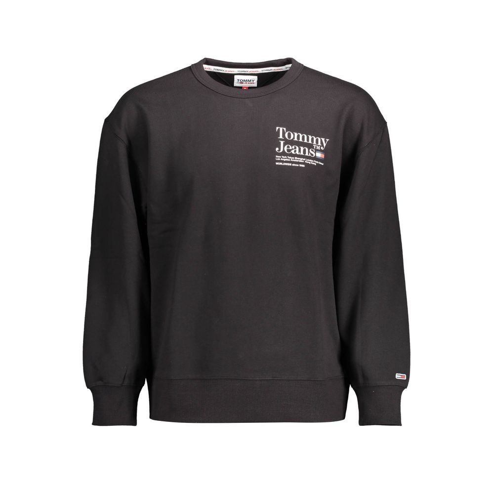 Tommy Hilfiger svart bomullsgenser for menn
