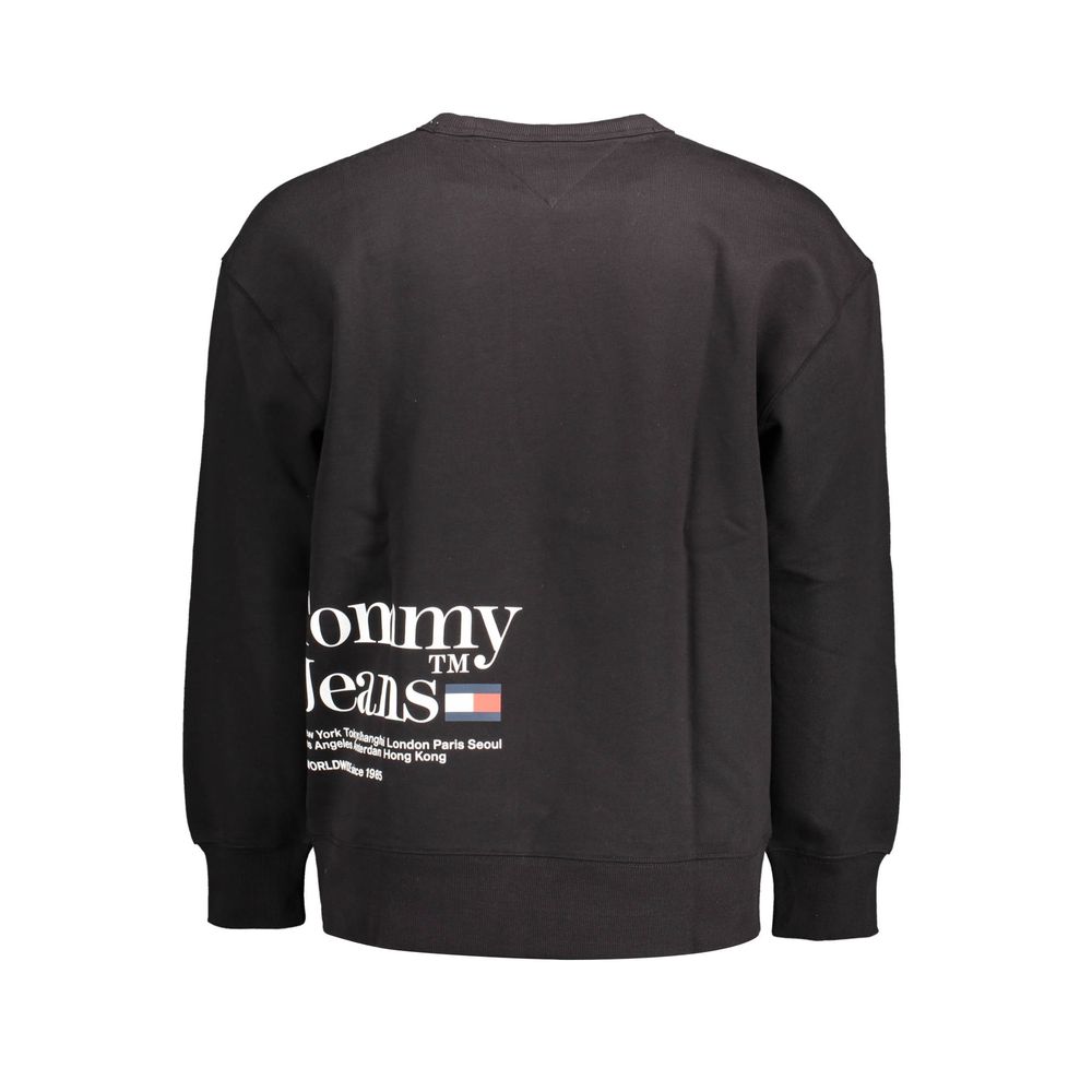 Tommy Hilfiger svart bomullsgenser for menn