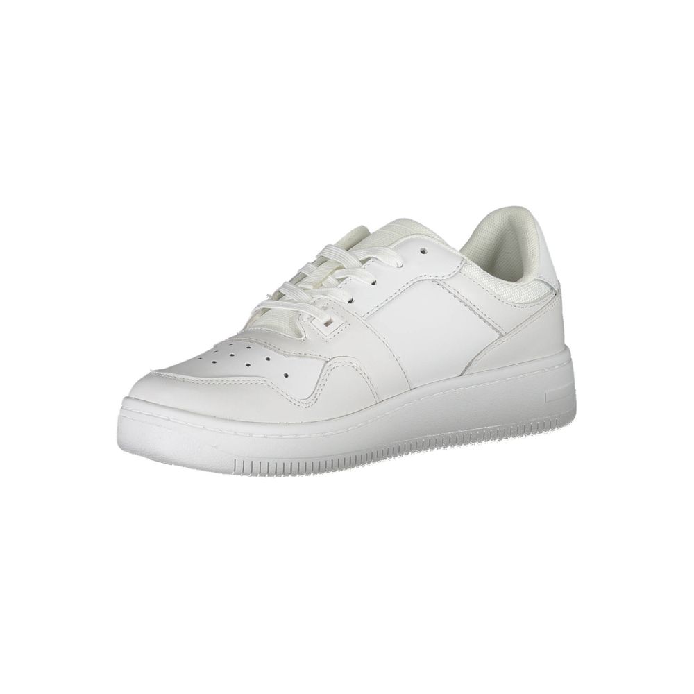 Tommy Hilfiger hvite polyestersneaker
