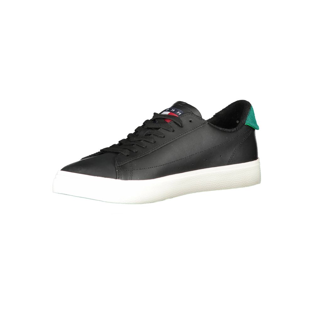 Tommy Hilfiger svart polyestersneaker