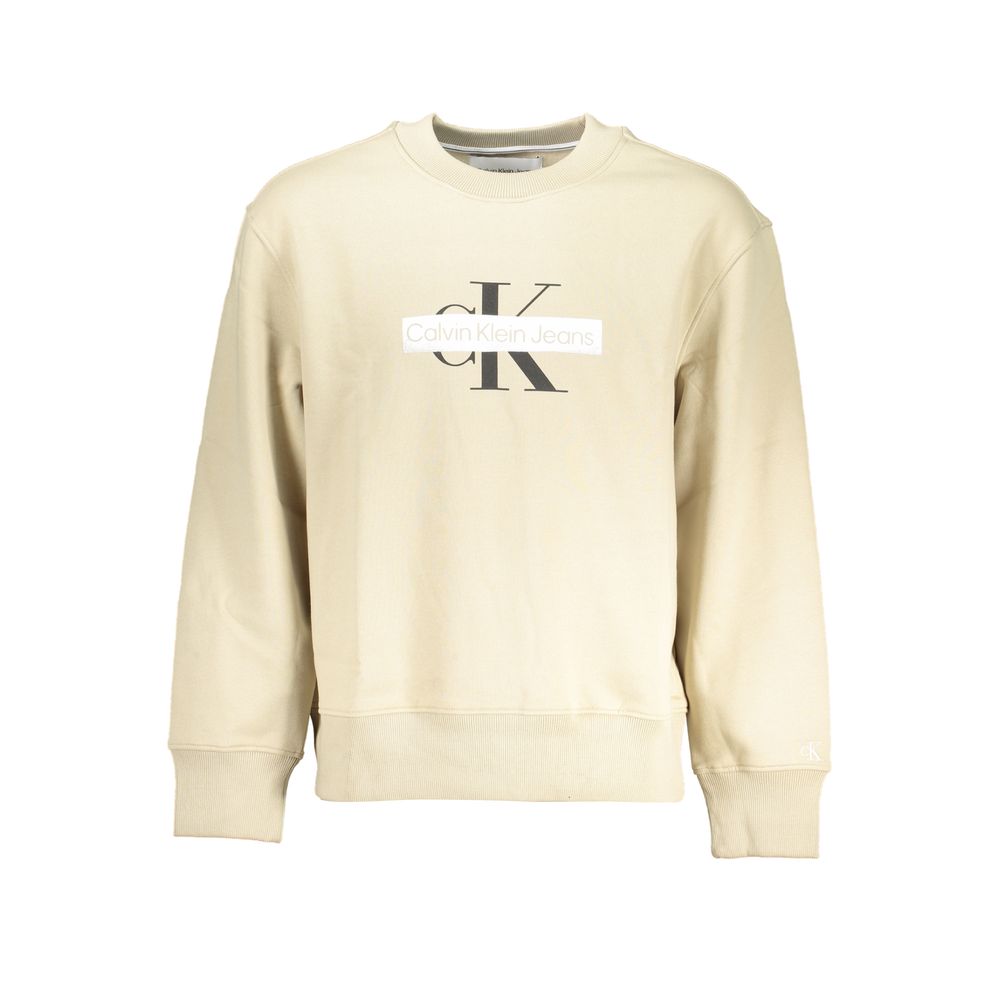 Beige bomullströja