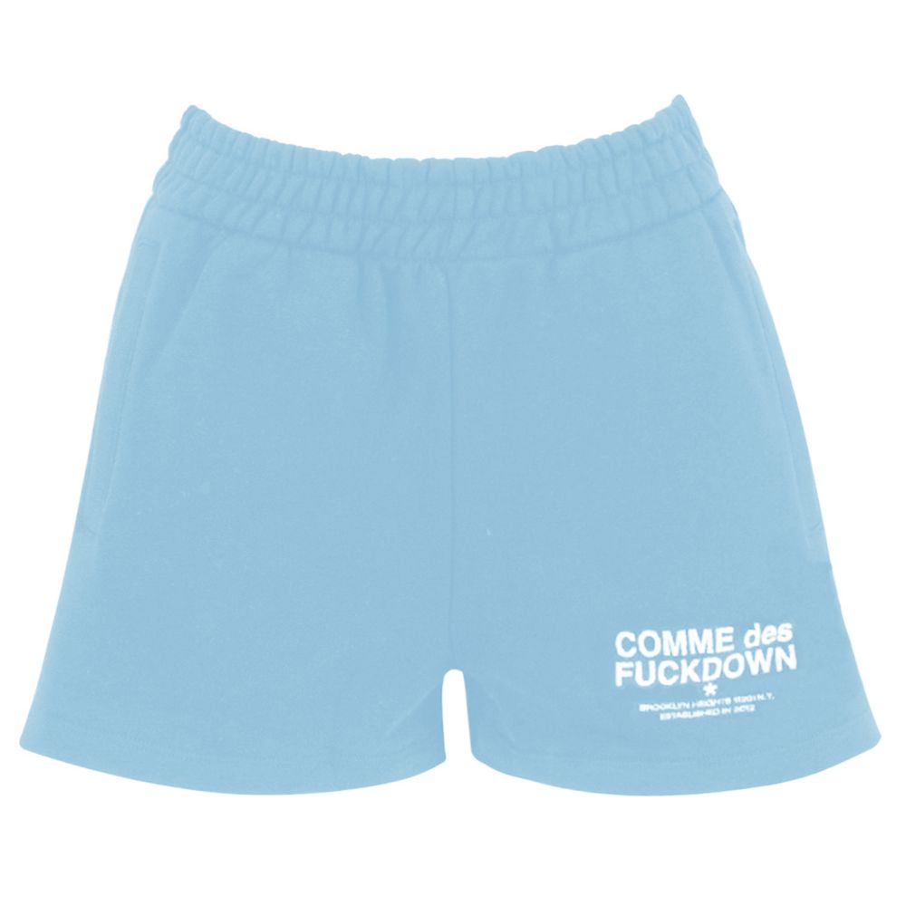 Blå bomullsshorts