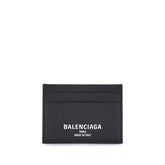 Balenciaga Black Calf Leather Bos Taurus Wallet